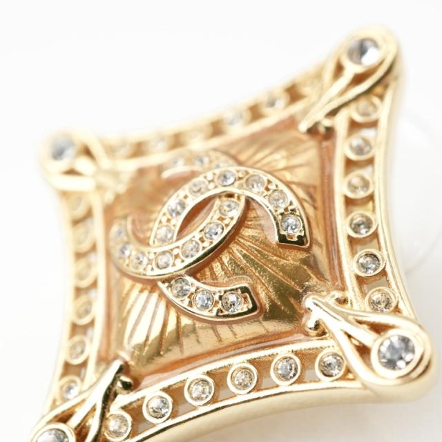 シャネル CHANEL ピアス イヤリング ゴールド ココマーク 菱形