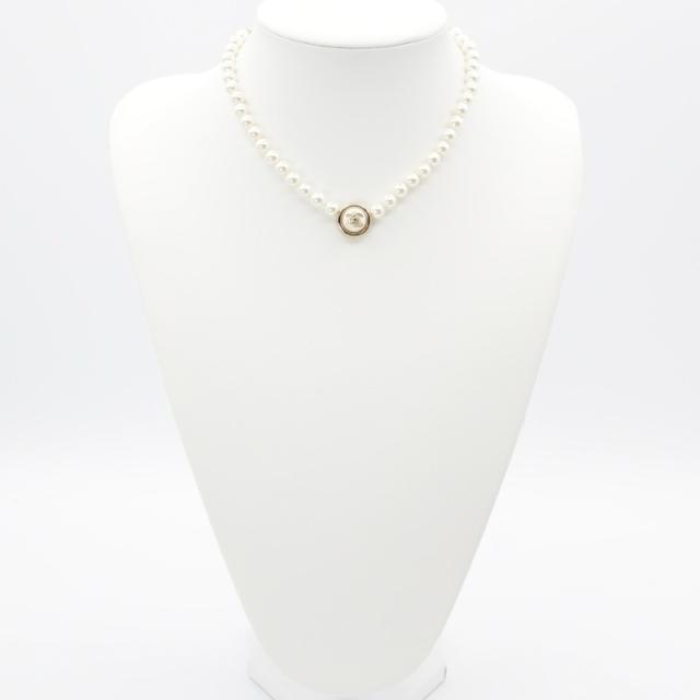 シャネル CHANEL ネックレス ペンダント チョーカー ゴールド