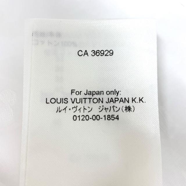 ルイヴィトン LOUIS VUITTON トップス コットン ホワイト ゴールド シャツ ブラウス モノグラム 半袖_7