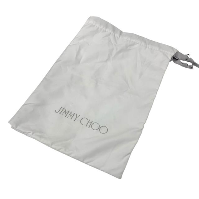 ジミーチュウ JIMMY CHOO DIAMOND TALURA パンプス 靴 シューズ デニム ブルー 未使用 ロゴ チェーン