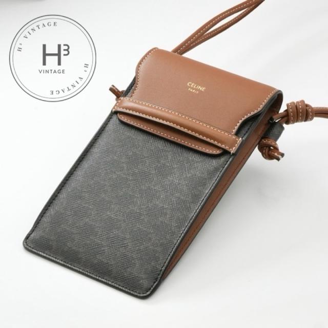 セリーヌ CELINE 携帯・スマホアクセサリー ブラウン トリオンフ ロゴ
