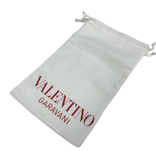 ヴァレンティノ ローマンスタッズ レザー 編み込み サンダル アイボリー