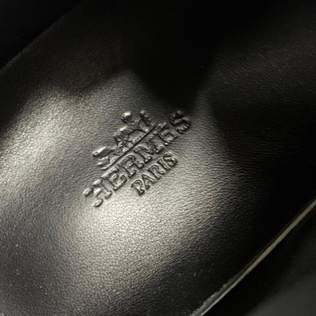 エルメス HERMES デイドリーム スニーカー 靴 シューズ レザー ブラック 黒 ケリー金具 ハイカットスニーカー_5