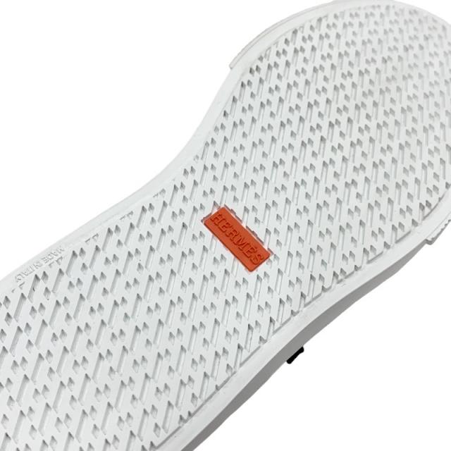 エルメス HERMES デイドリーム スニーカー 靴 シューズ レザー ブラック 黒 ケリー金具 ハイカットスニーカー_6
