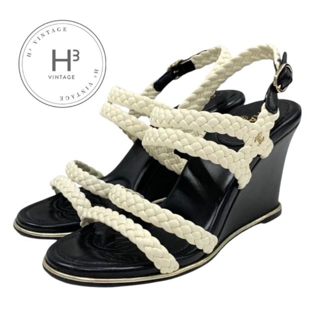 【新品未使用】CHANEL ラムスキン ベアフットサンダル 23100907_5.jpg