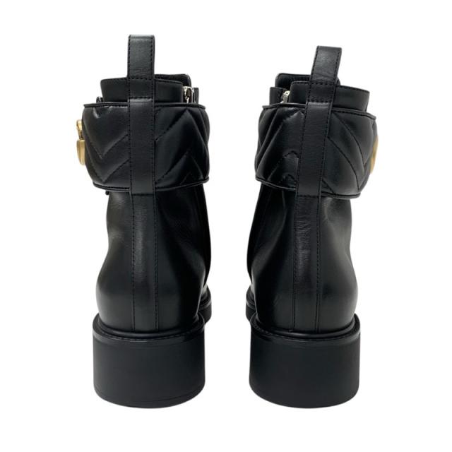 グッチ GUCCI ダブルG ブーツ ショートブーツ 靴 シューズ レザー