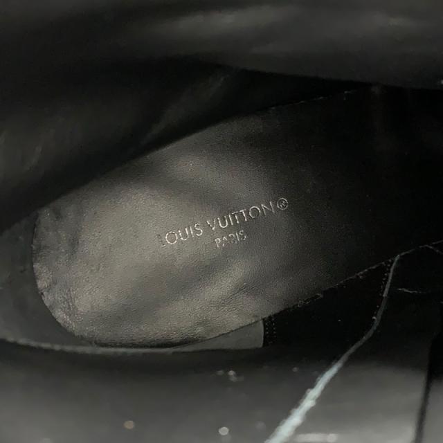 ルイヴィトン　フラワーヒール　ショートブーツ　38 ブラック ルイヴィトン フラワーヒール ショートブーツ 38 ブラック ルイ