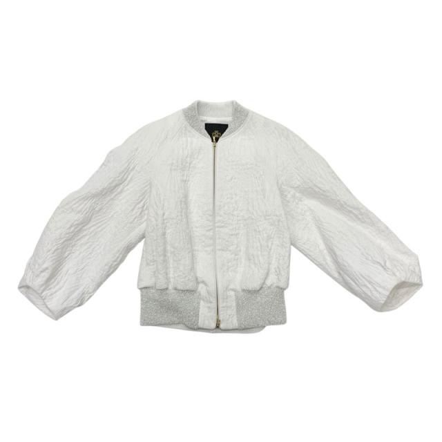 ドゥロワー Drawer アウター ホワイト ゴールド パフィージャガード