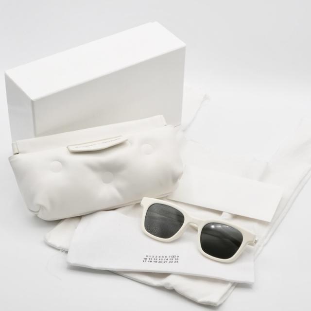 メゾンマルジェラ MAISON MARGIELA サングラス ホワイト ブラック 