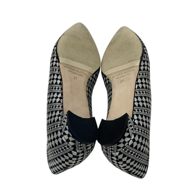 マノロブラニク MANOLO BLAHNIK ハンギシ フラットシューズ 靴
