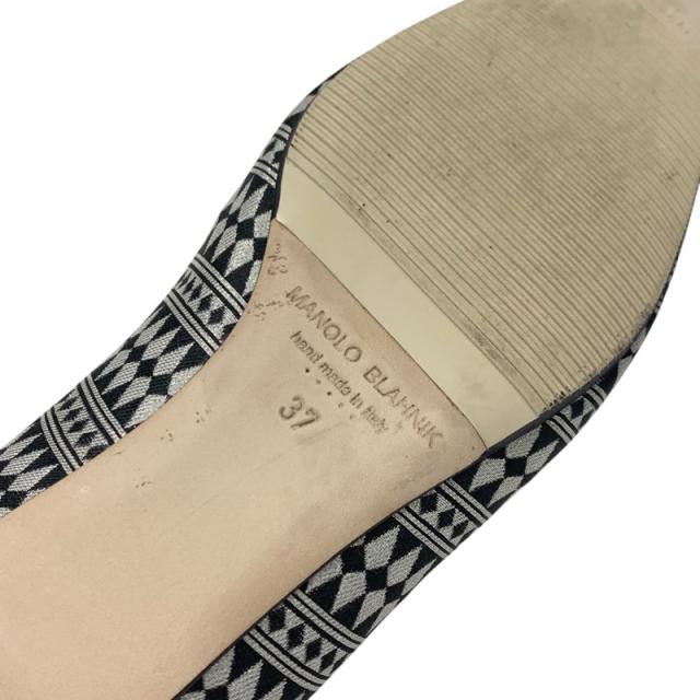 マノロブラニク MANOLO BLAHNIK ハンギシ フラットシューズ 靴