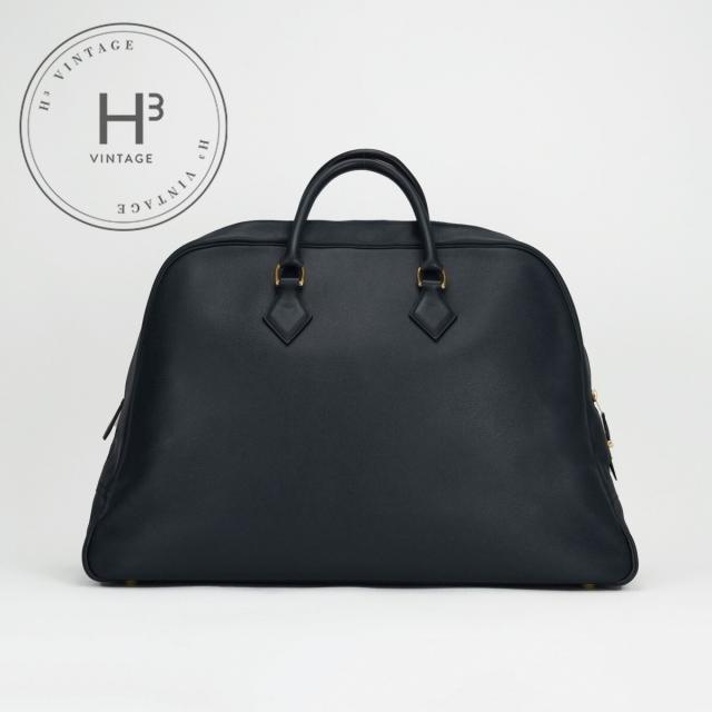 エルメス HERMES サンプロン バッグ トートバッグ ショルダーバッグ クシュベル ネイビー 紺 ゴールド金具