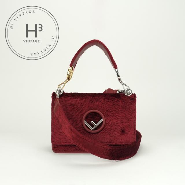 フェンディ FENDI バッグ トートバッグ ショルダーバッグ キャナイエフ 赤 シルバー金具