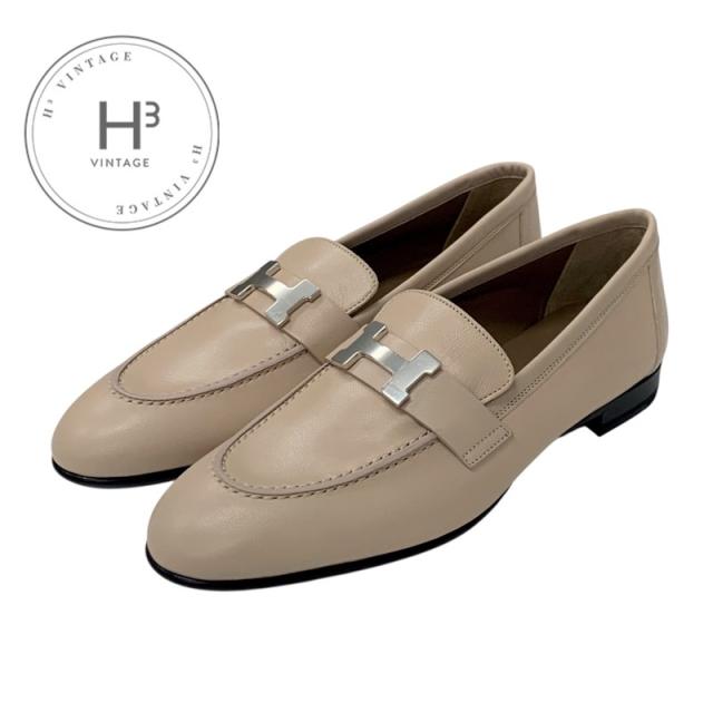 エルメス HERMES パリ ローファー 革靴 靴 シューズ レザー