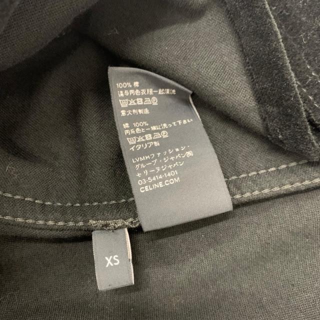 セリーヌ CELINE ワンピース コットン ブラック 黒 ゴールド トリオンフ ドレス ベロア ノースリーブ_7
