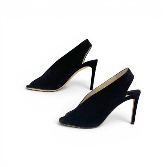 ジミーチュウ JIMMY CHOO サンダル 靴 シューズ スエード ブラック 黒_2