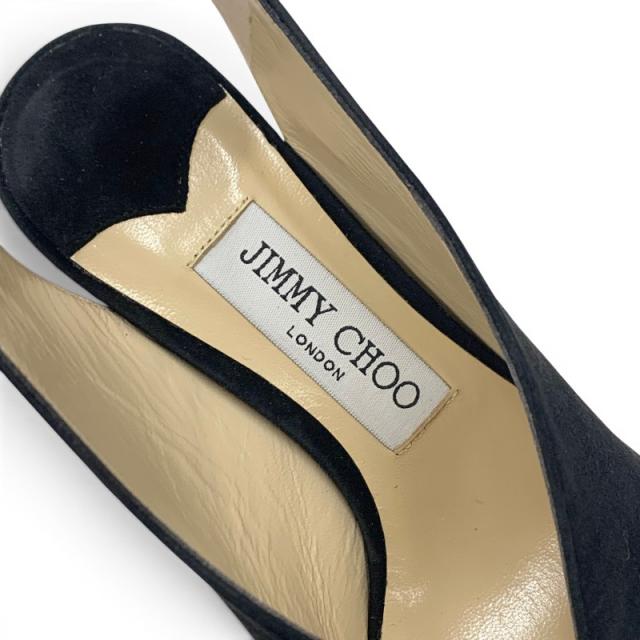 ジミーチュウ JIMMY CHOO サンダル 靴 シューズ スエード ブラック 黒_6