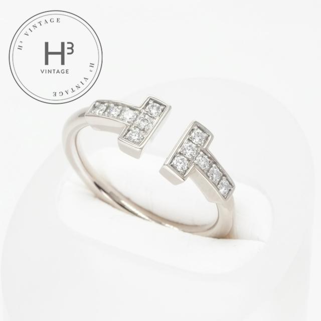 ティファニー TIFFANY&Co. リング Tワイヤー シルバー×K18YG