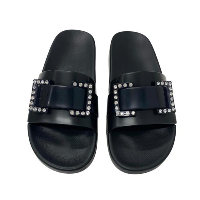 【dh⋈】セルジオロッシ SR JELLY サンダル ブラック セルジオロッシ sergio rossi SR JELLY サンダル 靴 シューズ TPU