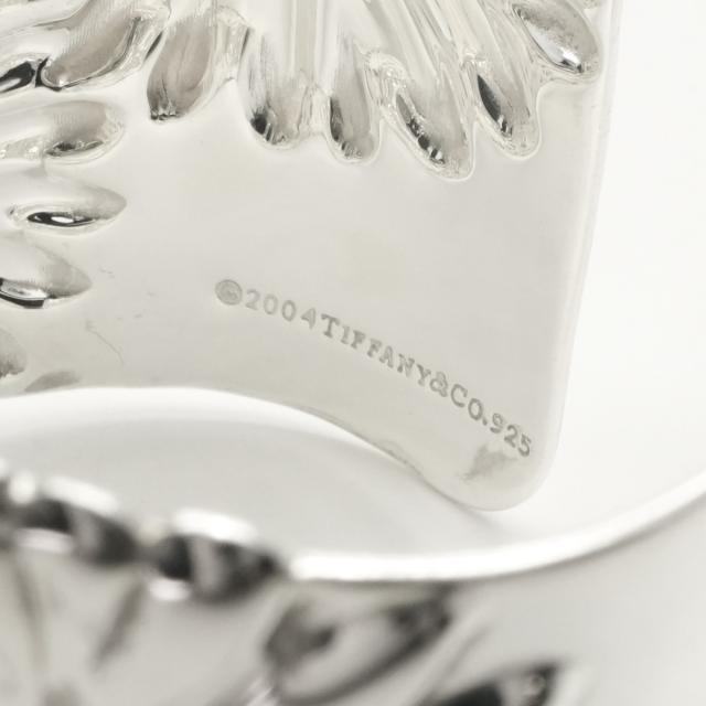 ティファニー TIFFANY&amp;Co. ブレスレット バングル カフ 925 シルバー フラワー 希少 レア_4