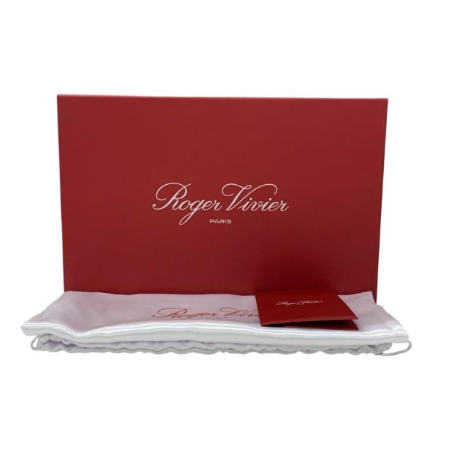 ロジェヴィヴィエ Roger Vivier 帽子 ブラック 黒 セーラーキャップ ブロッシュ ヴィヴィエ ストラスバックル ビジュー キャスケット ロゴ_7
