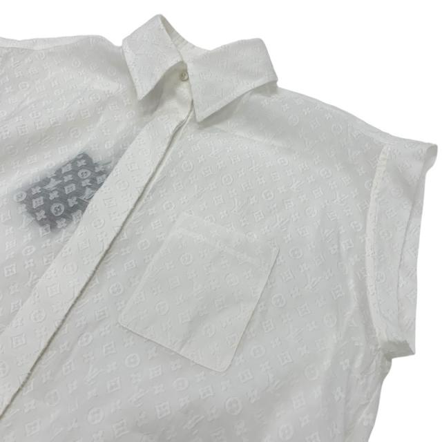 ルイヴィトン LOUIS VUITTON トップス ホワイト 白 シャツ ブラウス  