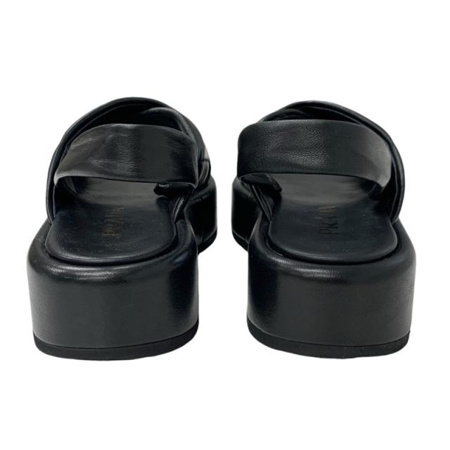 プラダ PRADA サンダル 靴 シューズ レザー ロゴ パデッドナッパ