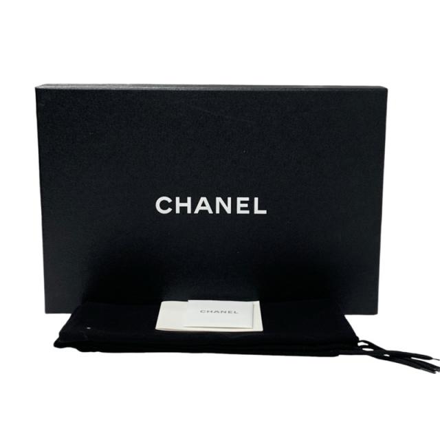 シャネル CHANEL サンダル 靴 シューズ レザー ゴールド ブラック ココマーク 編み込み ストラップ_9