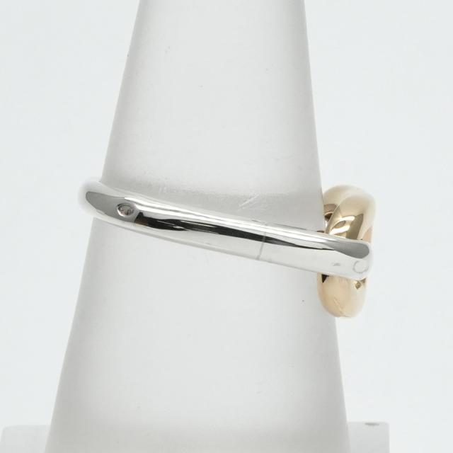 ス*犬様 エルメス シェーヌダンクル リング　750 925　ヴィンテージ　 8 ス*犬様 エルメス シェーヌダンクル リング 750 925 ヴィンテージ 8