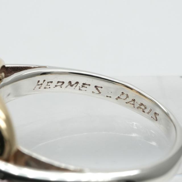 エルメス HERMES シェーヌダンクル リング 指輪 750/925 ゴールド 金