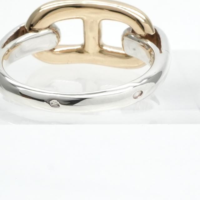 エルメス HERMES シェーヌダンクル リング 指輪 750/925 ゴールド 金