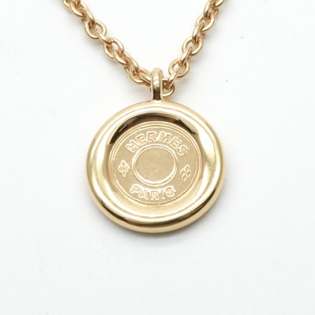 エルメス HERMES セリエ ネックレス ペンダント チョーカー Au750 ゴールド 金_2