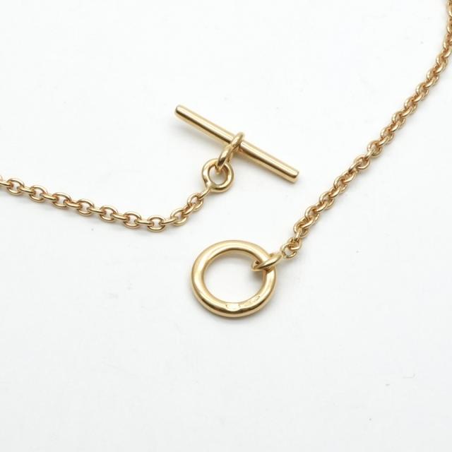 エルメス HERMES セリエ ネックレス ペンダント チョーカー Au750 ゴールド 金_4