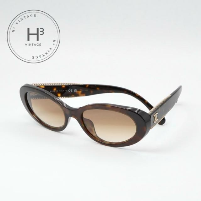 シャネル CHANEL サングラス ブラウン ゴールド ココマーク ロゴ アイ  