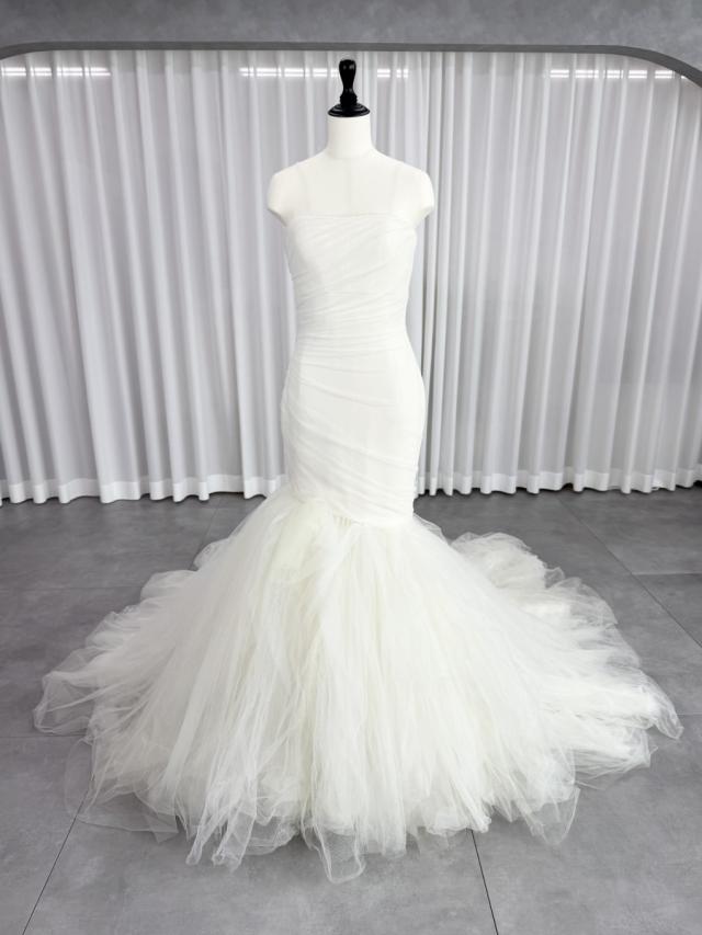 ヴェラウォン VERA WANG Pavlova パヴロワ パブロワ マーメイドライン ウェディングドレス ホワイト 白 チュール
