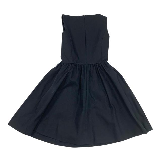 クリスチャンディオール CHRISTIAN DIOR ワンピース コットン ネイビー