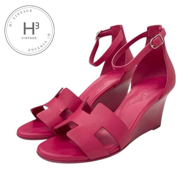 HERMES ピンク サンダル サイズ37 楽天市場】エルメス サンダル オラン 37サイズ 約24cm ヴェロア