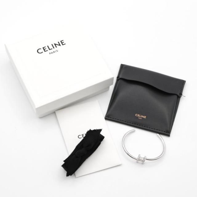 セリーヌ CELINE ブレスレット バングル カフ シルバー トリオンフ