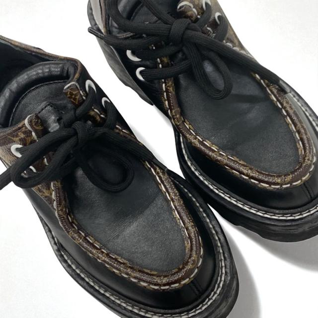 ルイヴィトン LOUIS VUITTON ボブールライン ローファー 革靴 靴  