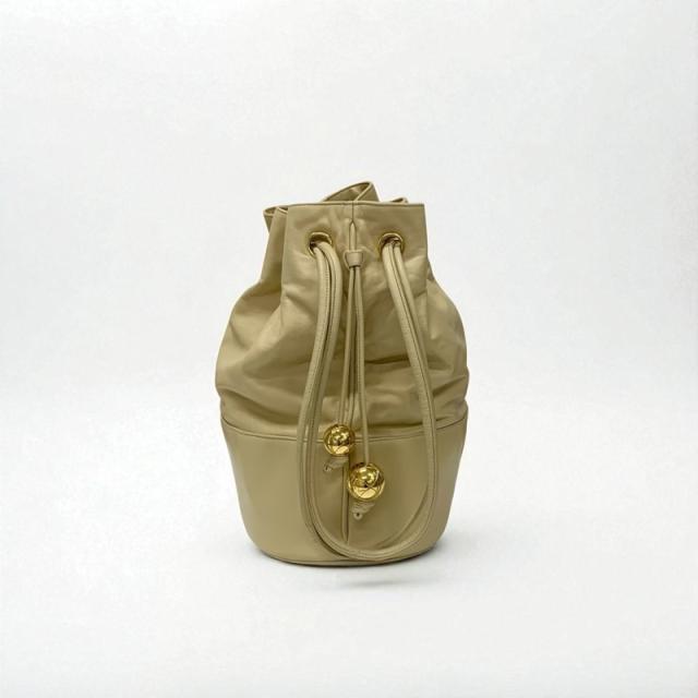 シャネル CHANEL バッグ ショルダーバッグ ラムスキン ベージュ