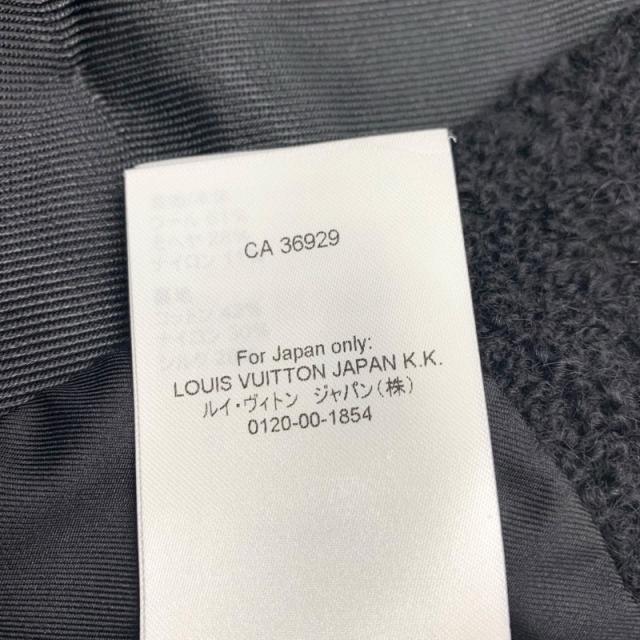 ルイヴィトン LOUIS VUITTON アウター ブラック ベスト ジレ ウール ペプラムベスト 22AW_8