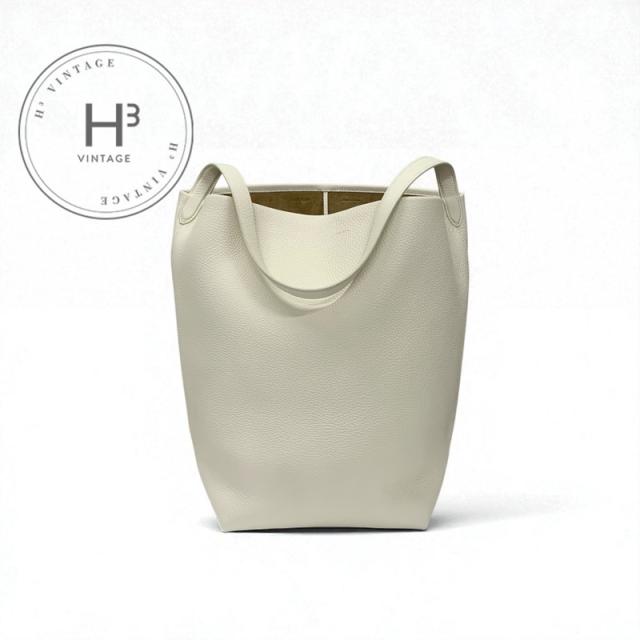 ザロウ The Row バッグ トートバッグ レザー アイボリー Large N/S Park ロゴ