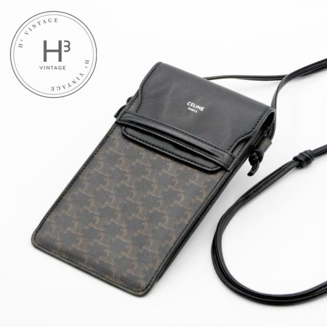 セリーヌ 携帯ポーチ CELINE セリーヌ フォンポーチ トリンオフ