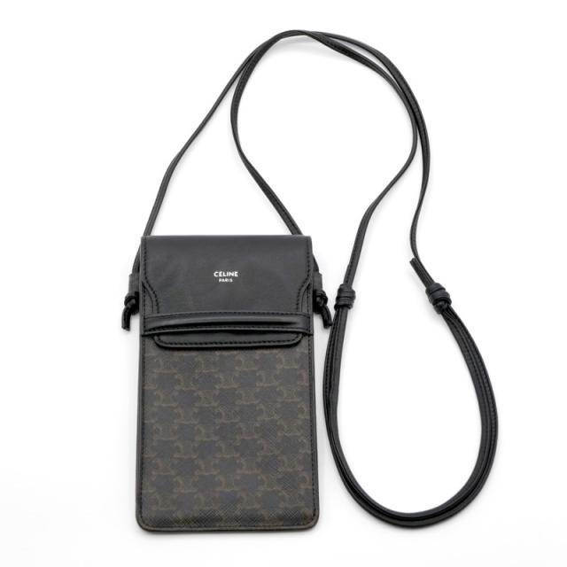 セリーヌ CELINE 携帯・スマホアクセサリー レザー キャンバス