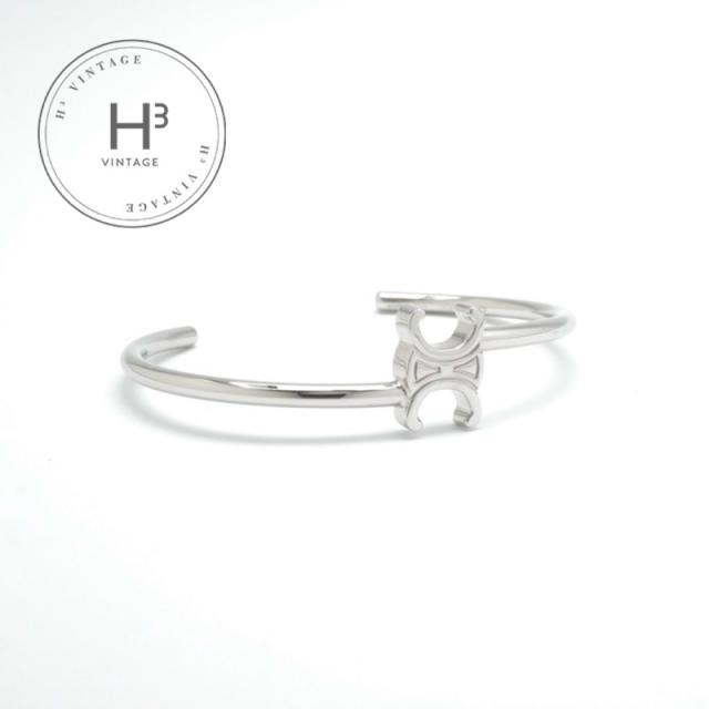 セリーヌ トリオンフ アシンメトリック カフ ブレスレット バングル シルバー セリーヌ CELINE ブレスレット バングル カフ シルバー トリオンフ