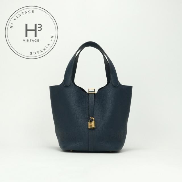 エルメス HERMES ピコタンロックMM ピコタンロック MM ピコタンロック22 バッグ トートバッグ トリヨンクレマンス ブルードプリュス