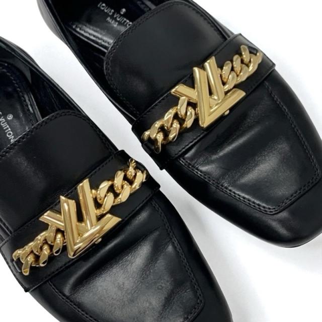 ルイヴィトン LOUIS VUITTON アッパーケースライン ローファー 革靴 靴