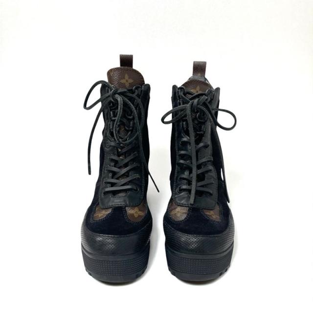 ルイヴィトン LOUIS VUITTON ローリエートライン モノグラム ブーツ