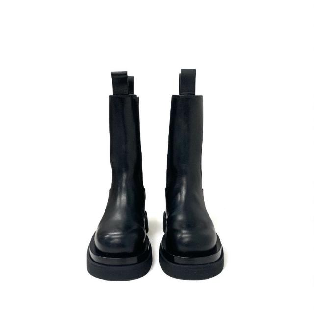 美品　ボッテガヴェネタ　ラグチェルシーブーツ　サイドゴア　34 1/2 美品 ボッテガヴェネタ ラグチェルシーブーツ サイドゴア 34 1/2