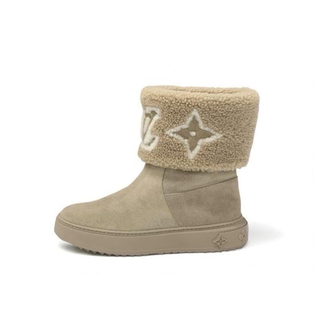 ルイヴィトン LOUIS VUITTON スノードロップライン モノグラム ブーツ